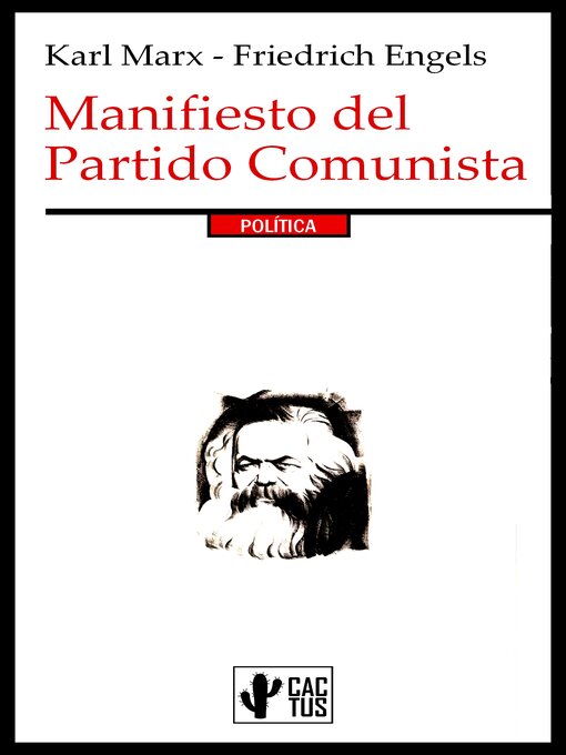 Cover image for Manifiesto del partido comunista